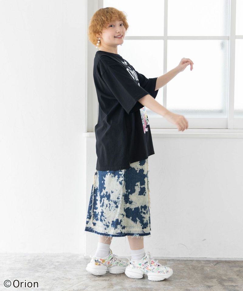 orion×ScoLar トロピカル柄Tシャツ-4