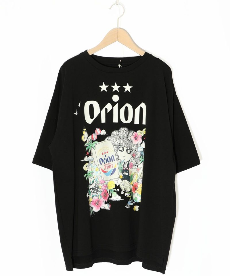 orion×ScoLar トロピカル柄Tシャツ-12