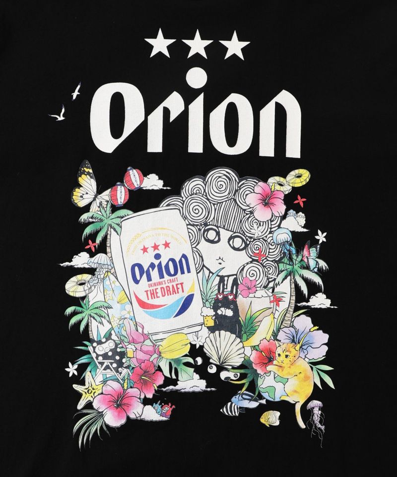 orion×ScoLar トロピカル柄Tシャツ-14
