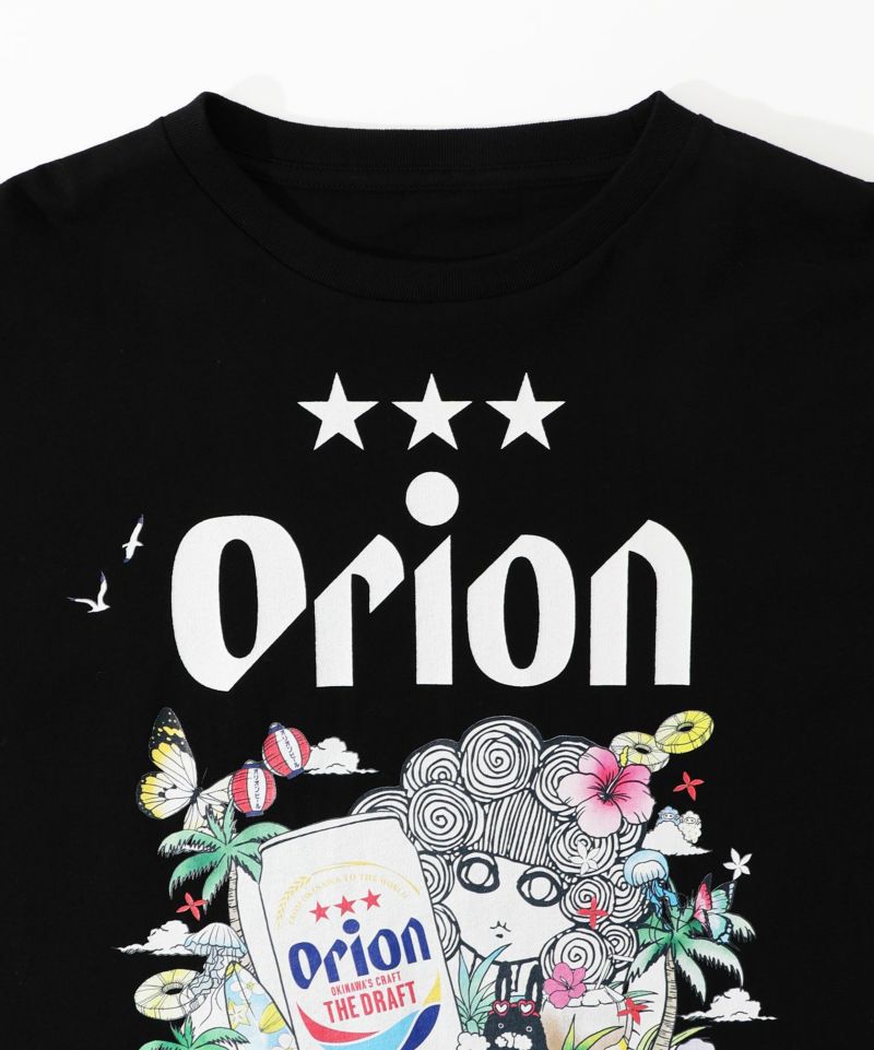 orion×ScoLar トロピカル柄Tシャツ-15