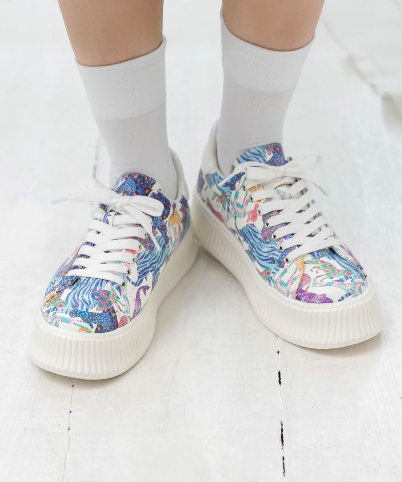 SS-190：アニマル総柄厚底スニーカーの通販-ScoLar