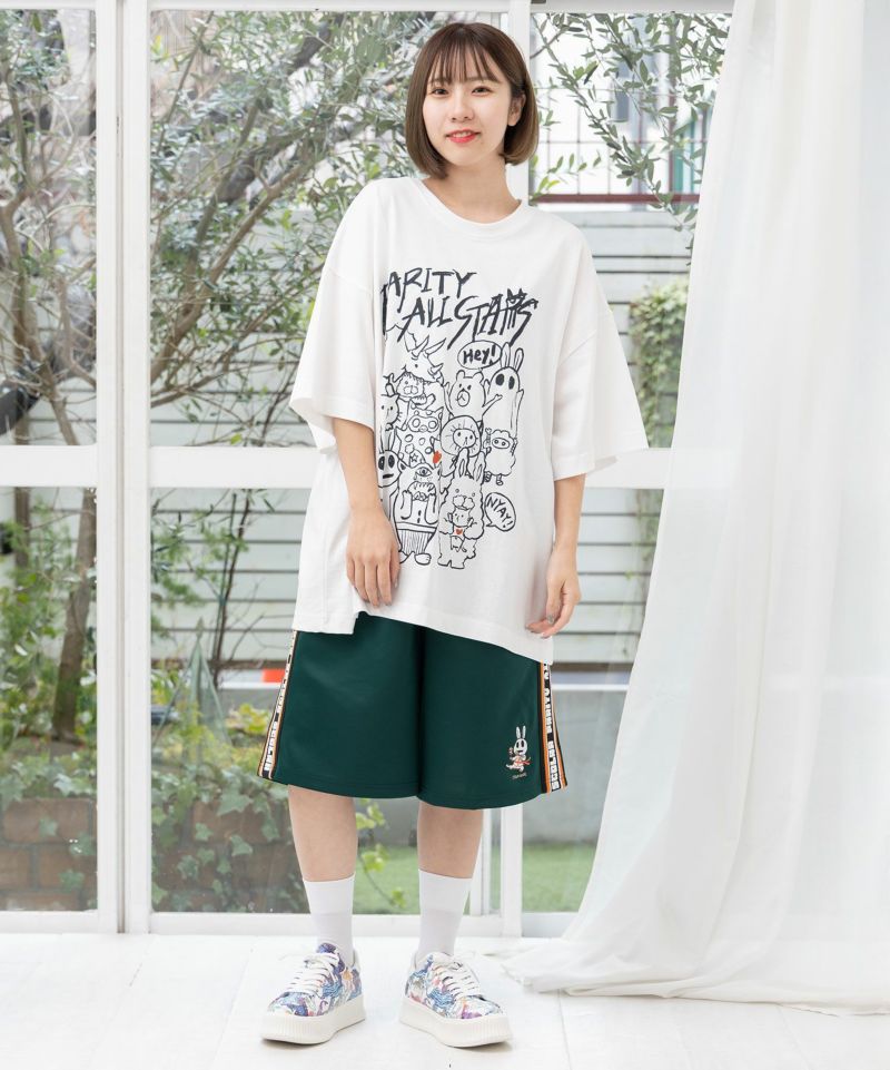 パリティのキャラ大集合 BIG-Tシャツ-2