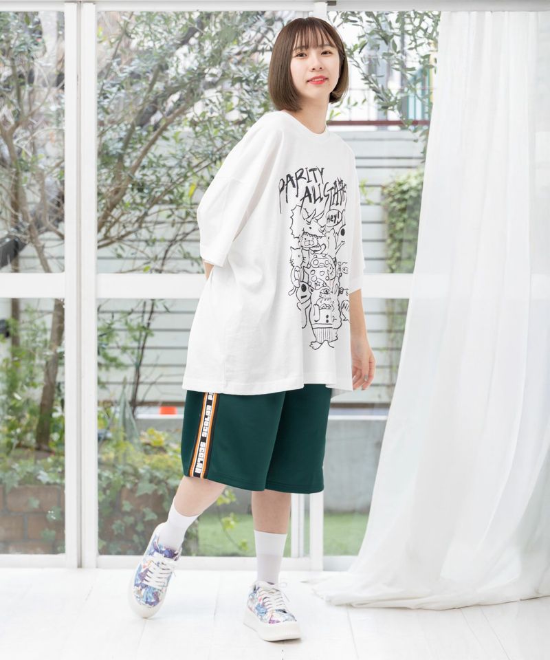 パリティのキャラ大集合 BIG-Tシャツ-4
