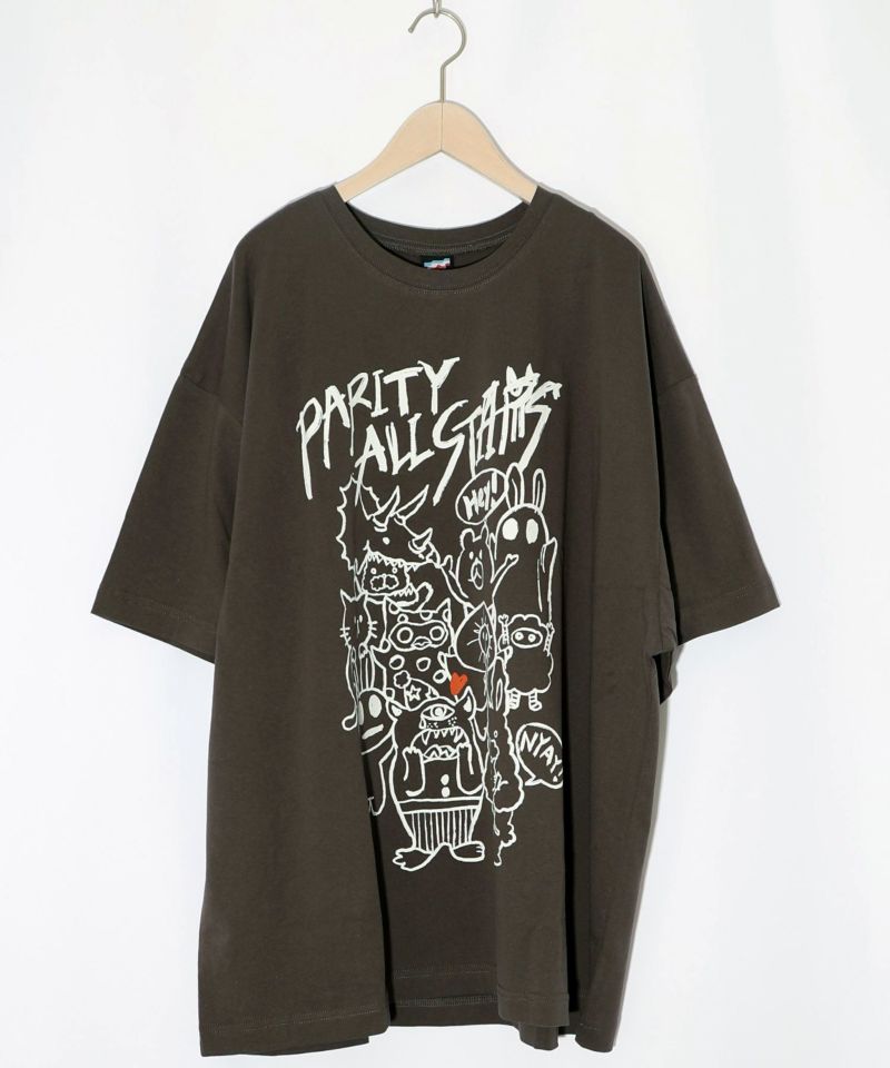 パリティのキャラ大集合 BIG-Tシャツ-10