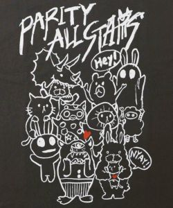 パリティのキャラ大集合 BIG-Tシャツ-11