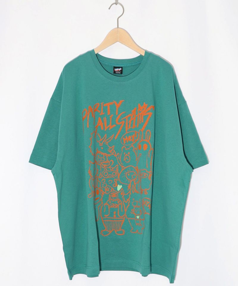 パリティのキャラ大集合 BIG-Tシャツ-12
