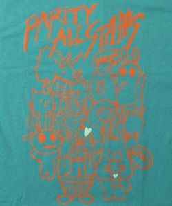 パリティのキャラ大集合 BIG-Tシャツ-13