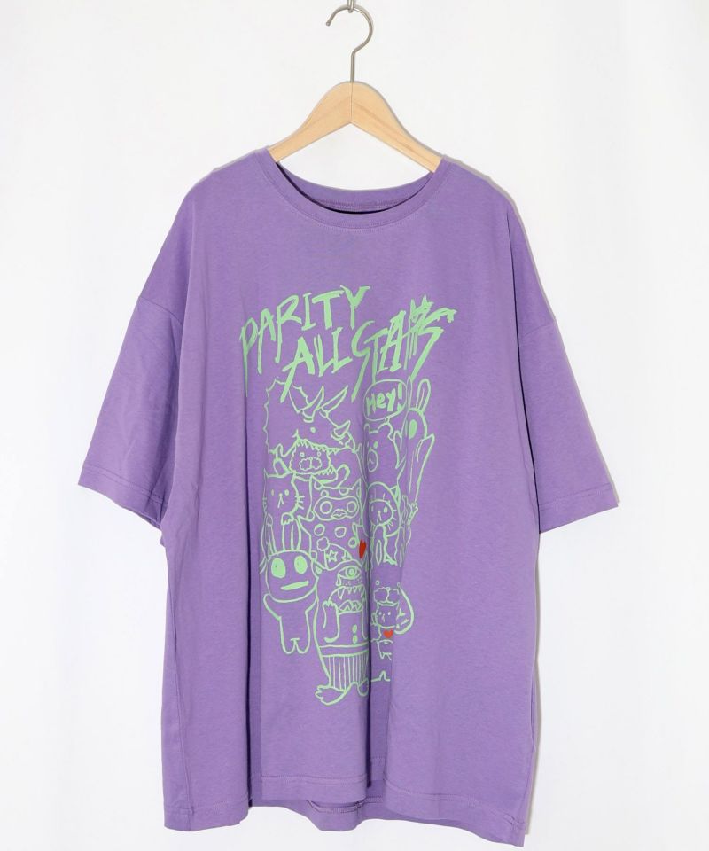 パリティのキャラ大集合 BIG-Tシャツ-14