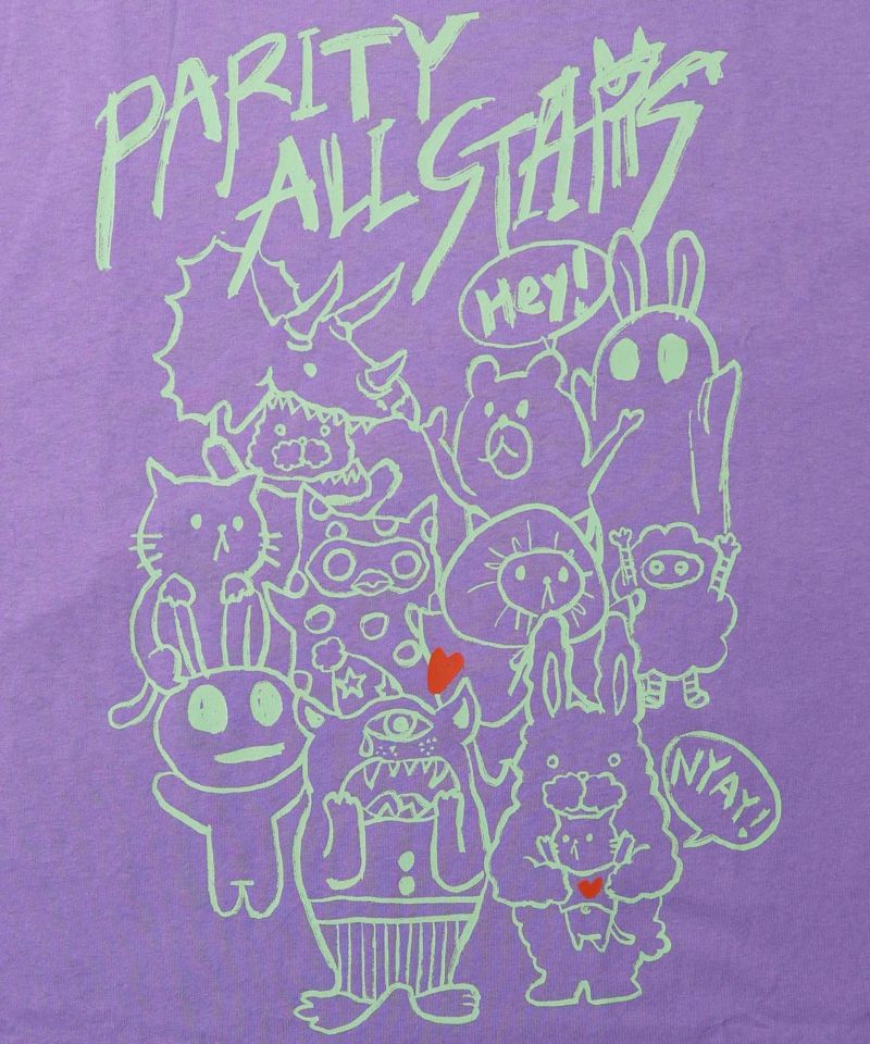 パリティのキャラ大集合 BIG-Tシャツ-15