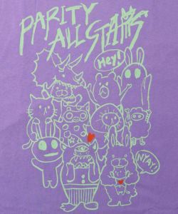 パリティのキャラ大集合 BIG-Tシャツ-15