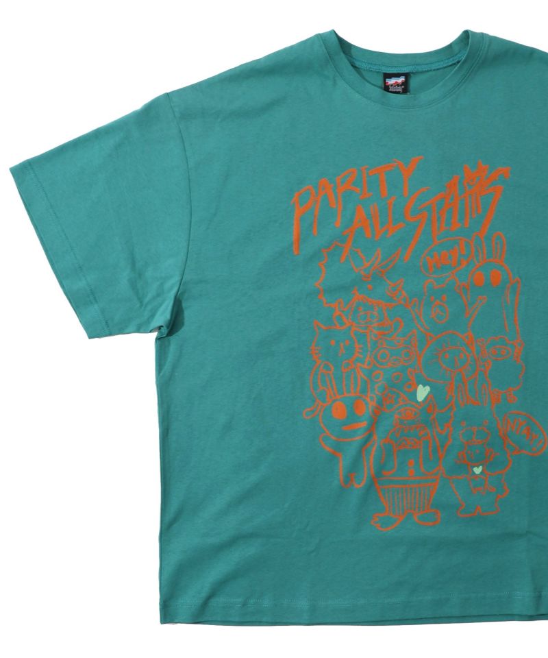 パリティのキャラ大集合 BIG-Tシャツ-17