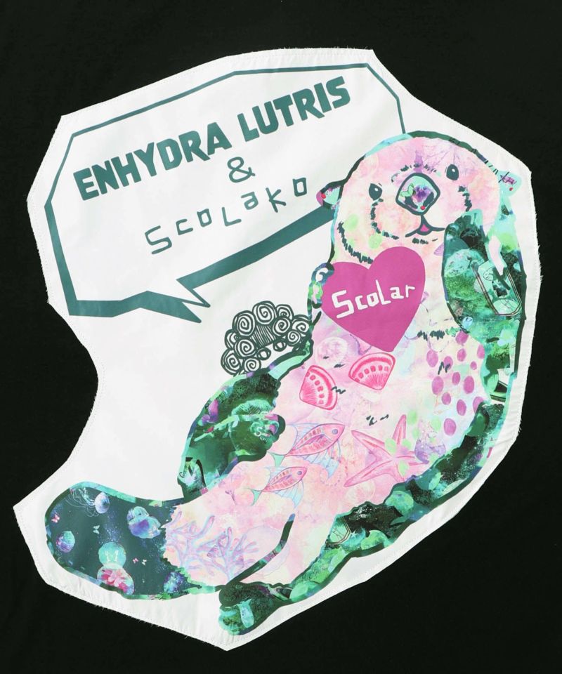 スカラーちゃん×ラッコアップリケ チュール袖プルオーバー-13