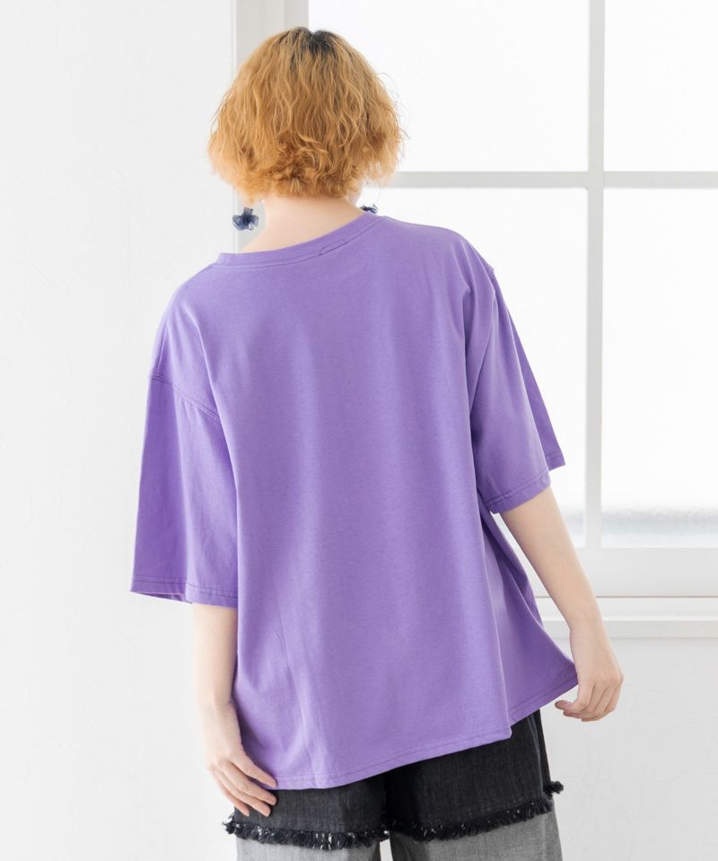 女の子メイク柄Tシャツ-5