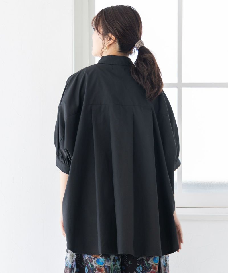 雅結×iS ScoLarコラボ 和風花柄シャツ-28