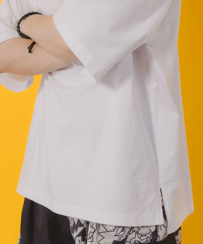 CLOSING柄ポケットTシャツ-4