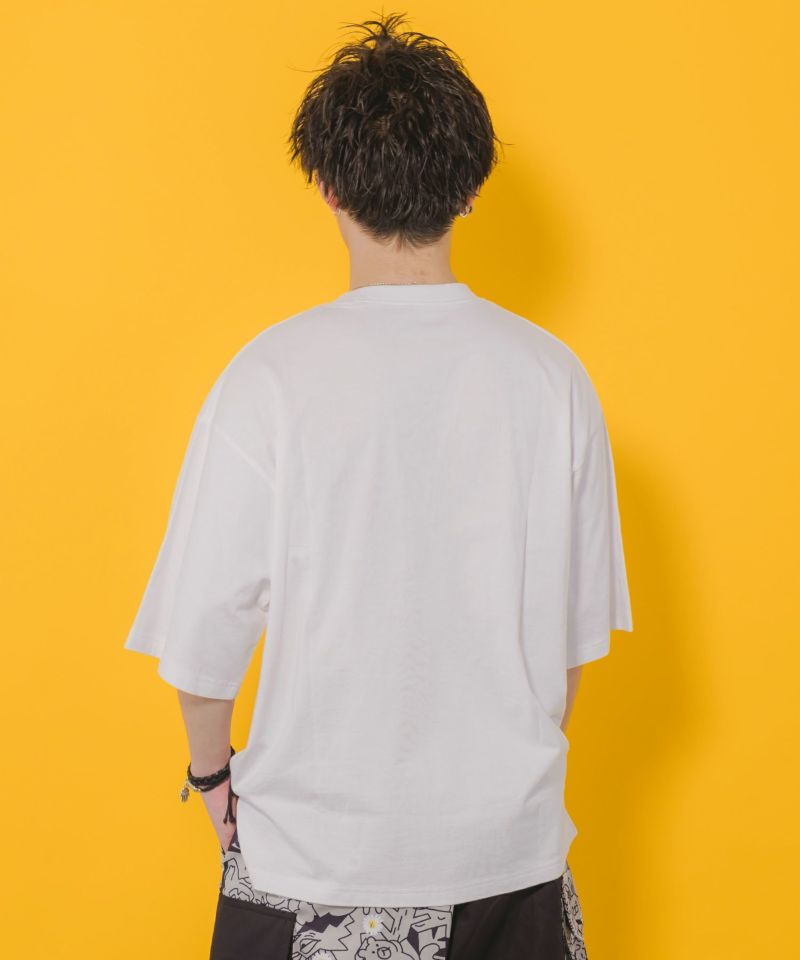 CLOSING柄ポケットTシャツ-5