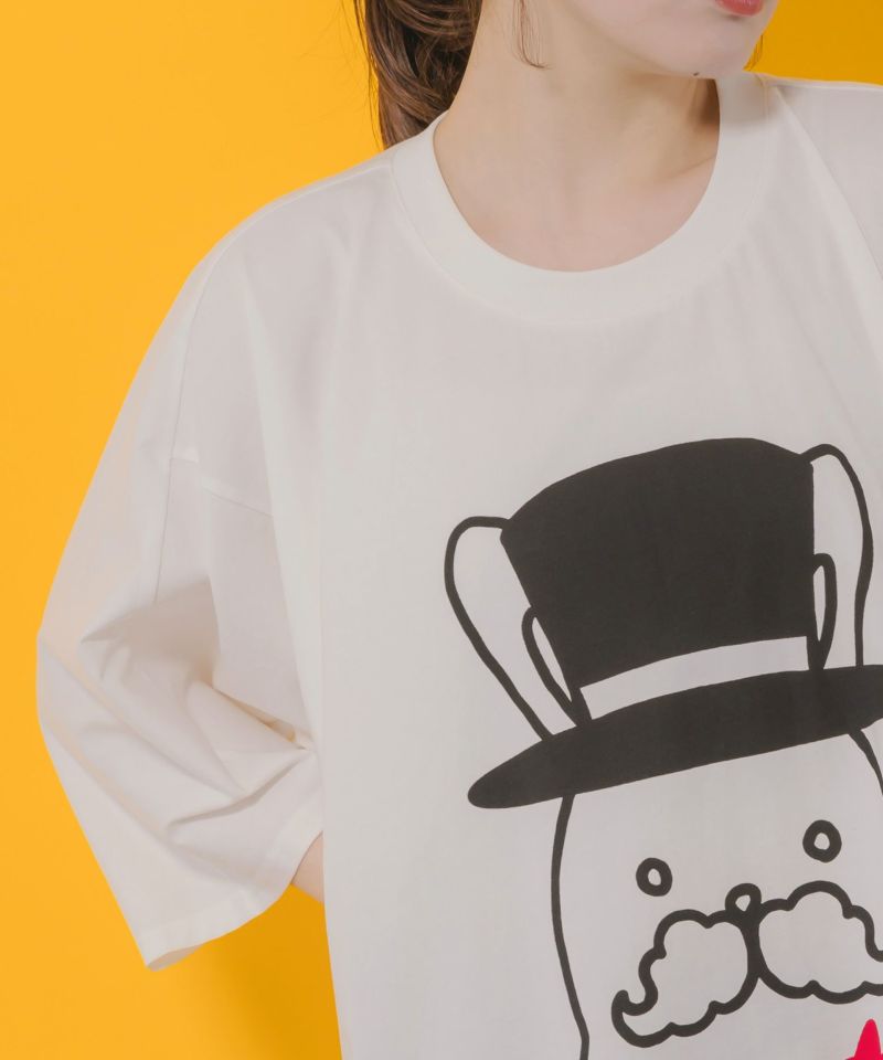 352109：パパラビル柄BIG-Tシャツの通販-ScoLar