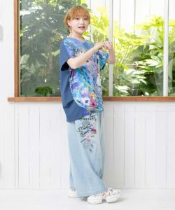 152680：メルヘンな海とクジラ柄プルオーバーの通販-ScoLar