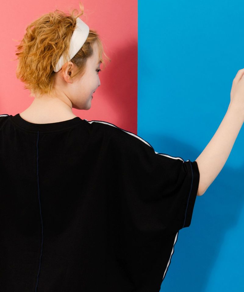 152678：BIGネコ柄メロウステッチチュニックの通販-ScoLar