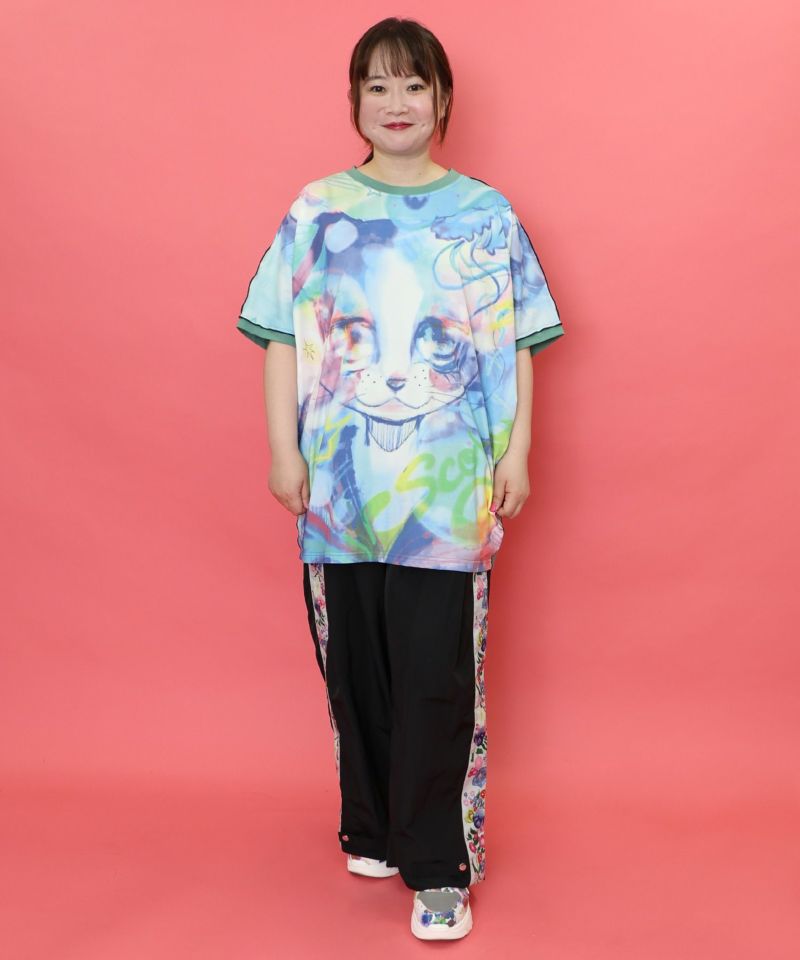 152678：BIGネコ柄メロウステッチチュニックの通販-ScoLar