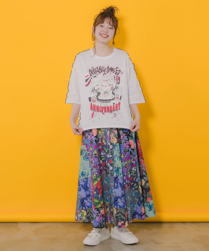 ScoLar25周年アフターパーティー柄Tシャツ-2