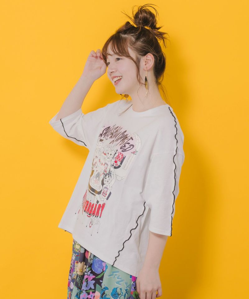 ScoLar25周年アフターパーティー柄Tシャツ-3