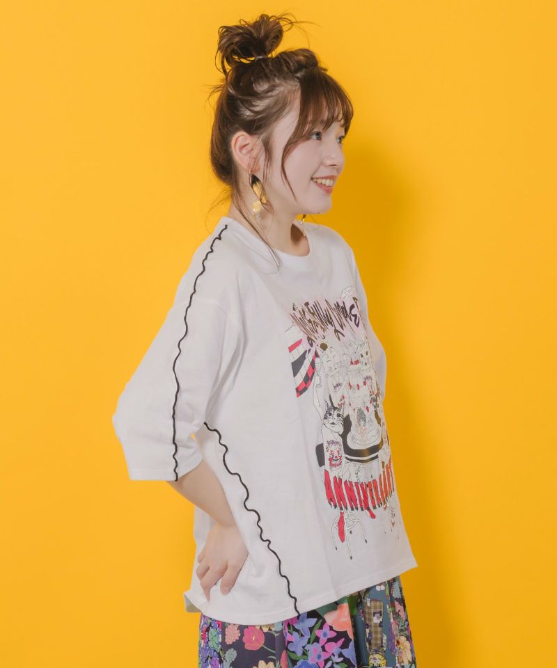 ScoLar25周年アフターパーティー柄Tシャツ-4