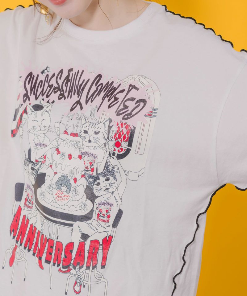 ScoLar25周年アフターパーティー柄Tシャツ-6
