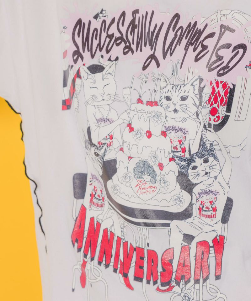 ScoLar25周年アフターパーティー柄Tシャツ-7