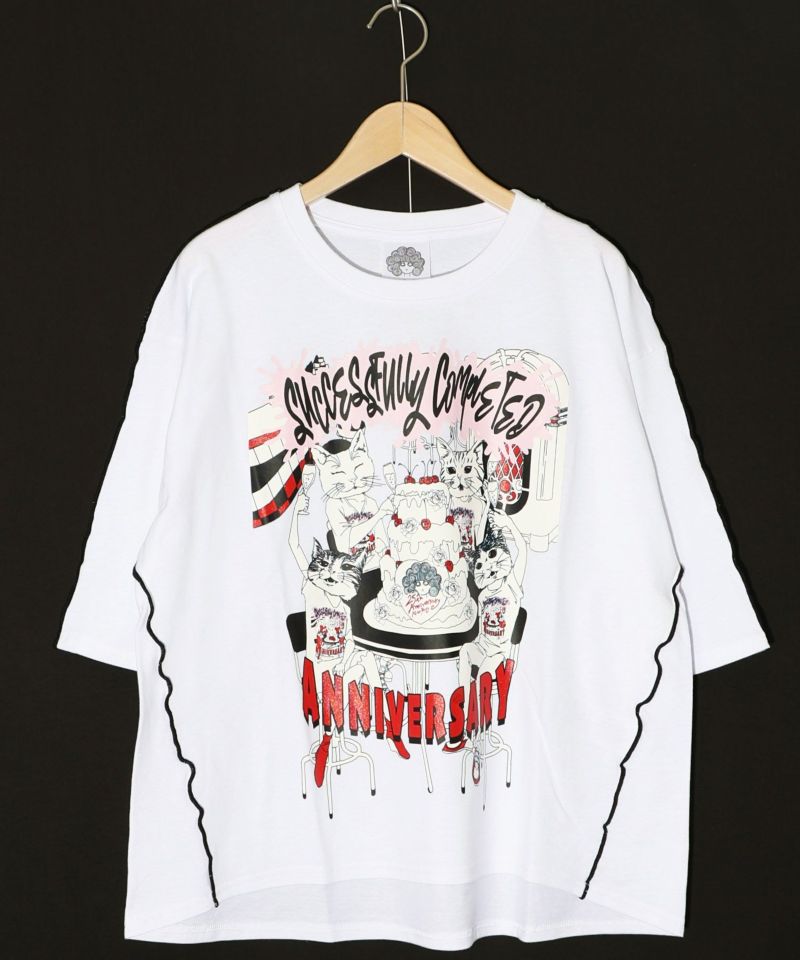 ScoLar25周年アフターパーティー柄Tシャツ-10