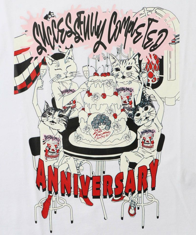 ScoLar25周年アフターパーティー柄Tシャツ-11