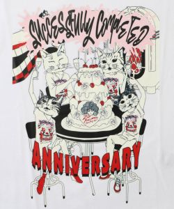 ScoLar25周年アフターパーティー柄Tシャツ-11