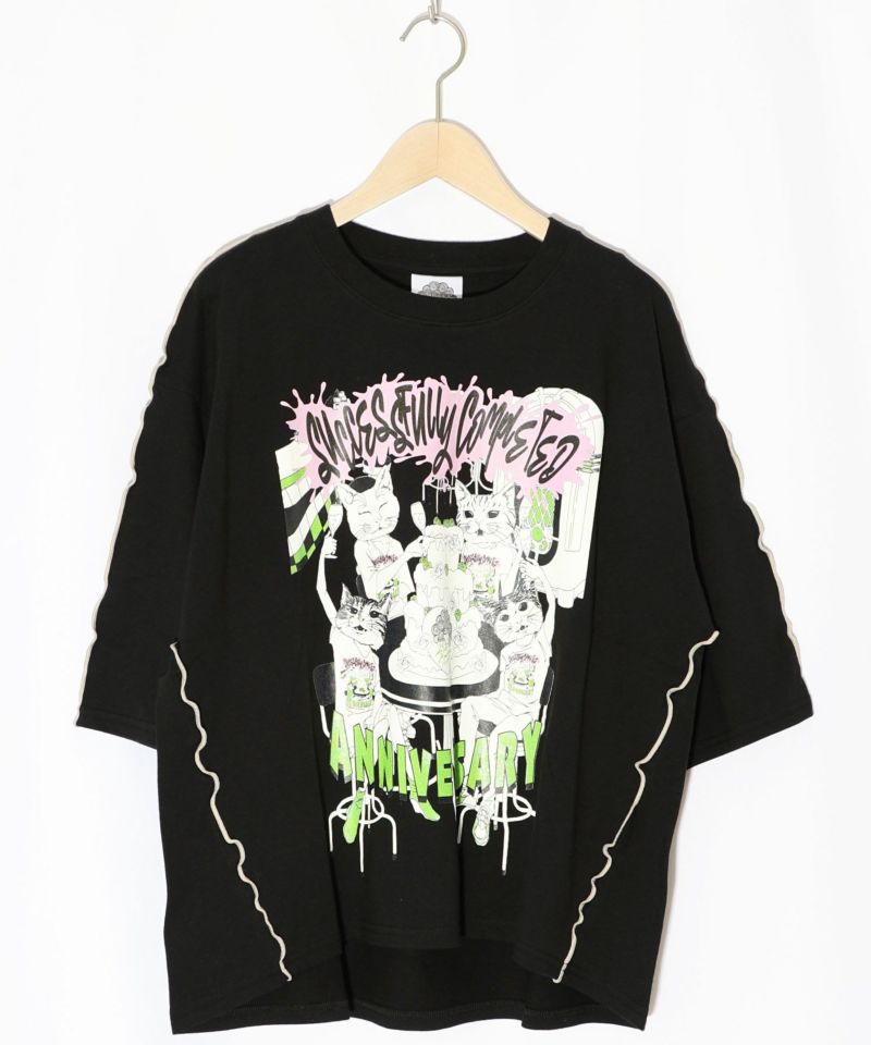 ScoLar25周年アフターパーティー柄Tシャツ-12