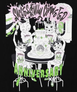 ScoLar25周年アフターパーティー柄Tシャツ-13
