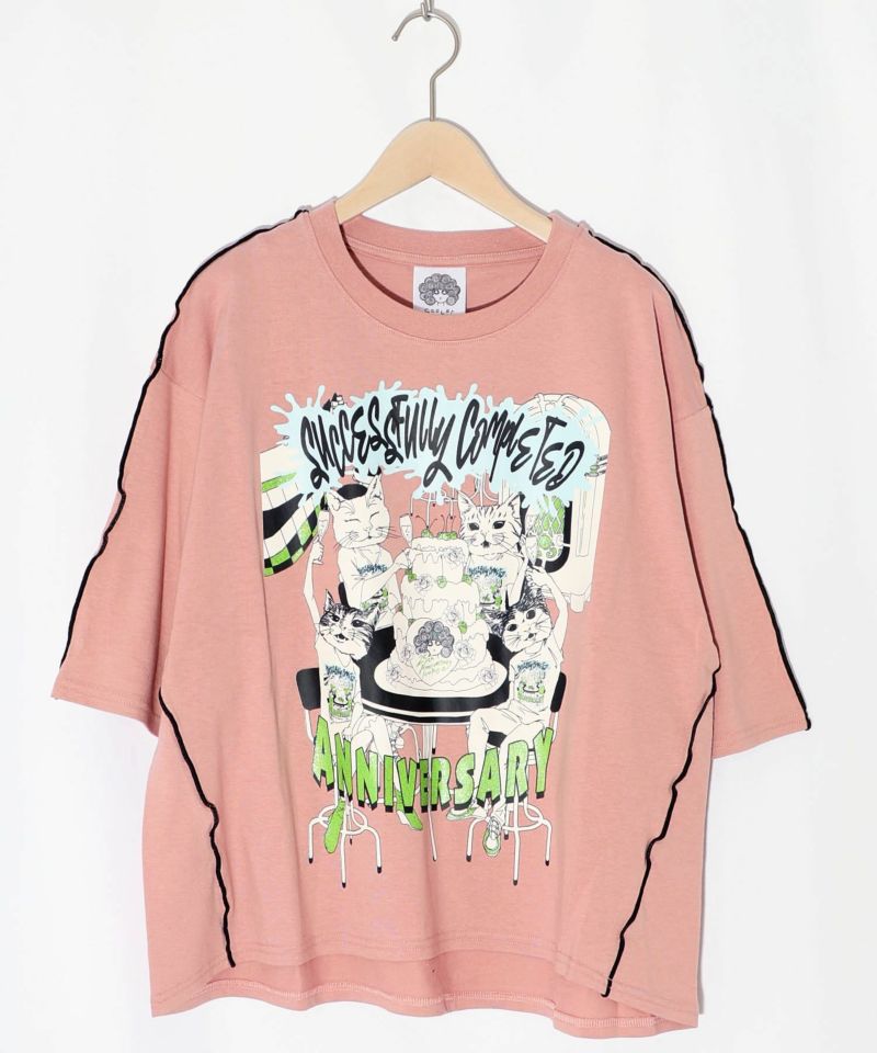 ScoLar25周年アフターパーティー柄Tシャツ-14