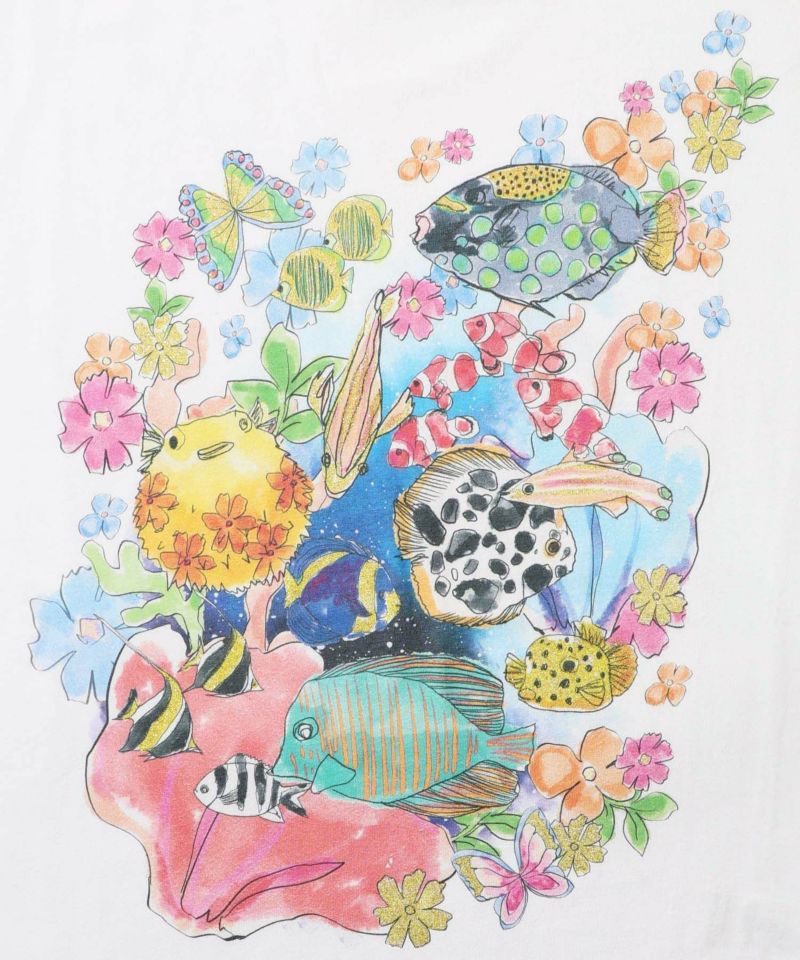 海と花柄プルオーバー-9