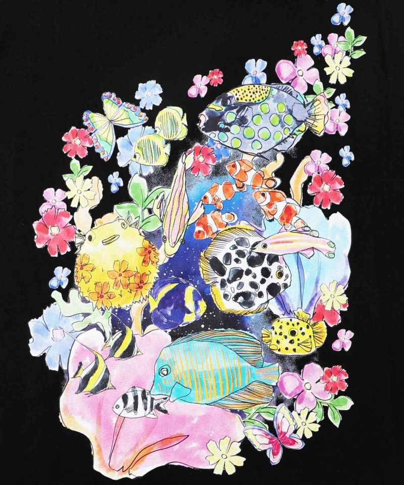 海と花柄プルオーバー-11