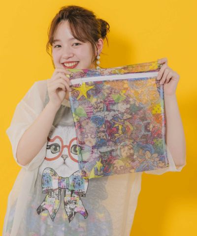 152660：スカラー箔プリントシアーブルゾンの通販-ScoLar