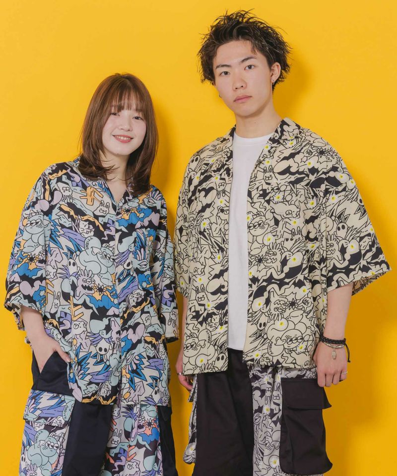 パリティのモンスター柄シャツ-1