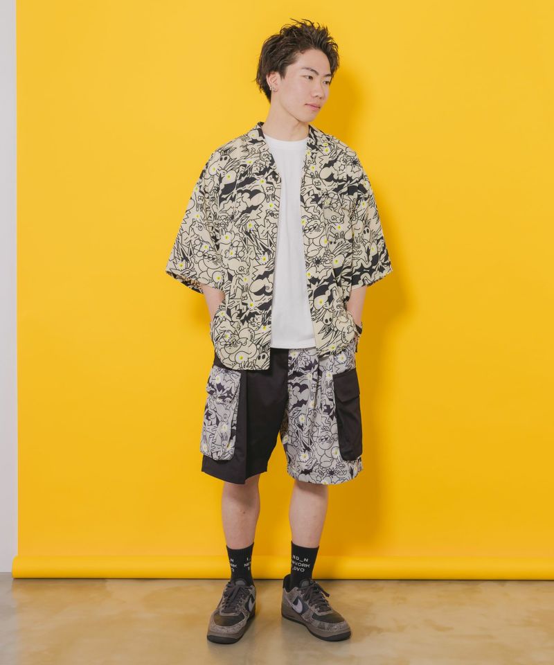 パリティのモンスター柄シャツ-3