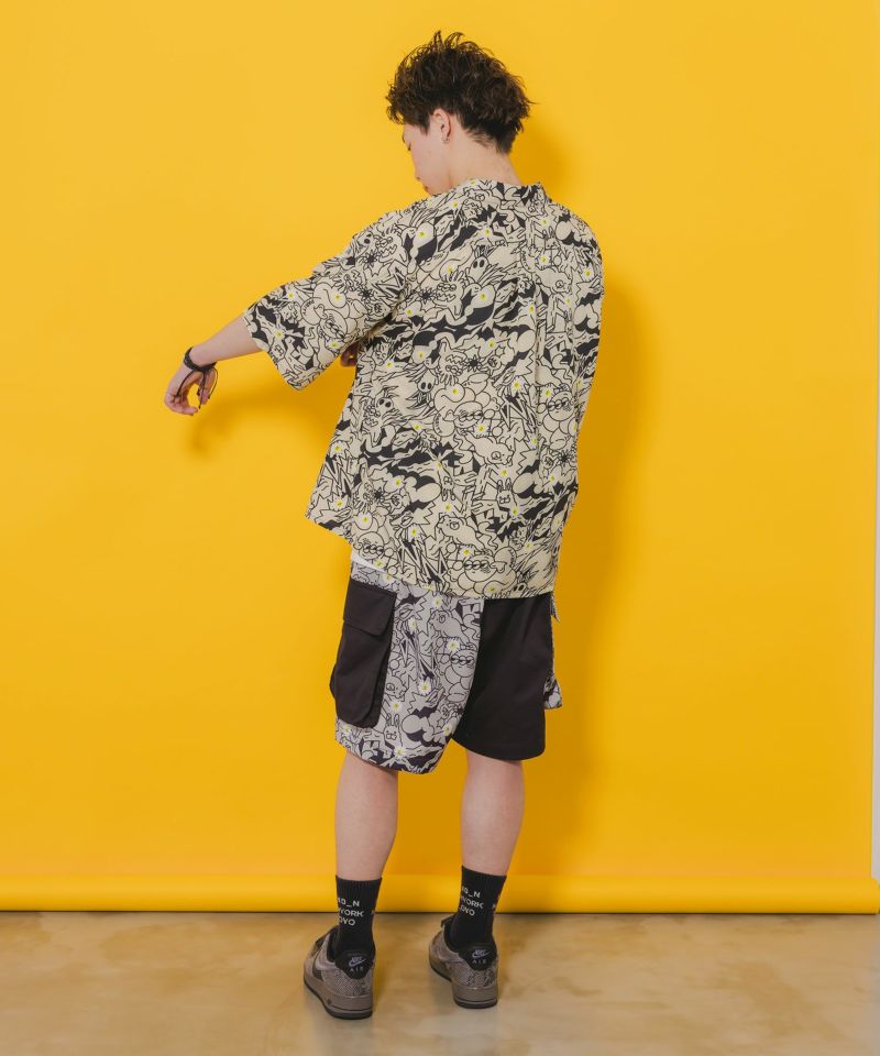 パリティのモンスター柄シャツ-7