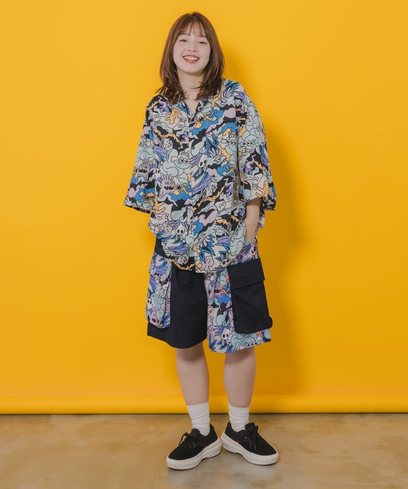 パリティのモンスター柄シャツ-14