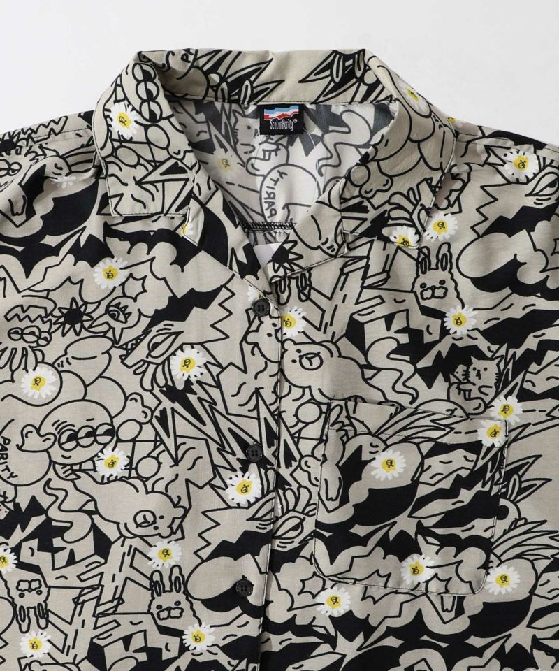 パリティのモンスター柄シャツ-18