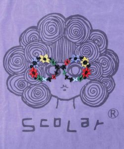 花メガネ刺繍 スカラーちゃんチュール重ねプルオーバー-13