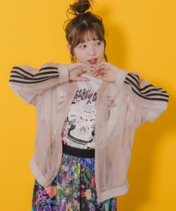 152660：スカラー箔プリントシアーブルゾンの通販-ScoLar