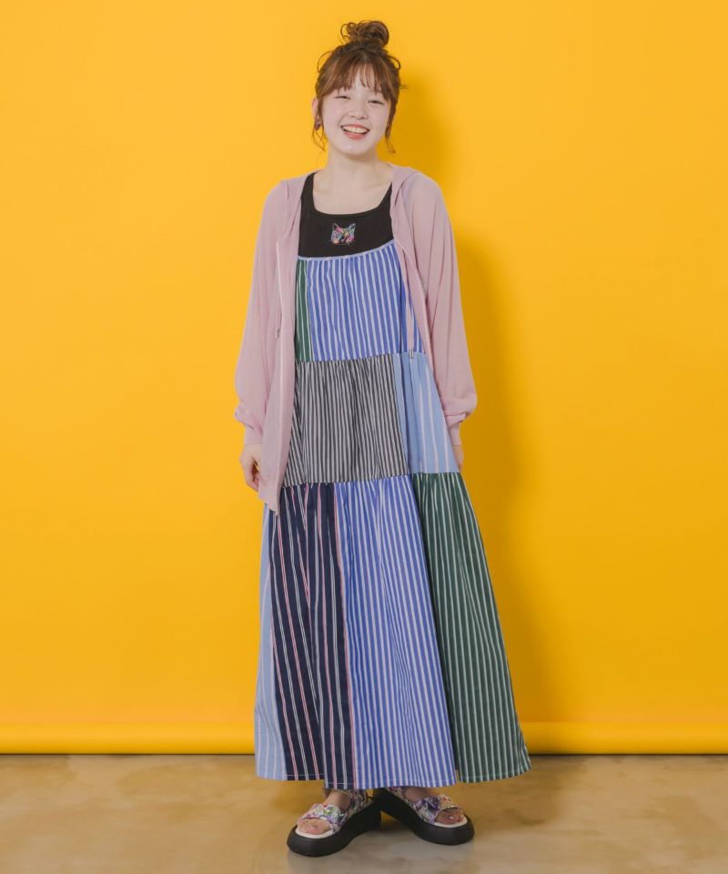 152659：ネコ柄接触冷感ニットパーカーの通販-ScoLar