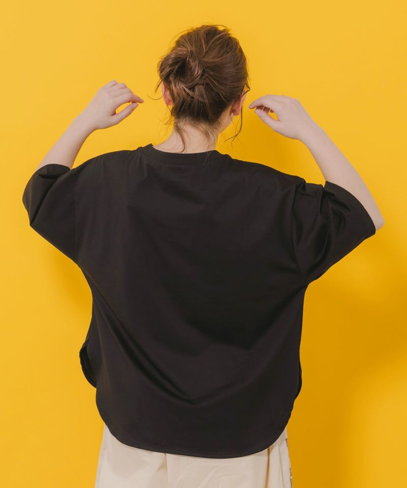 花柄スカラーちゃん 接触冷感Tシャツ-5