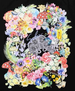 花柄スカラーちゃん 接触冷感Tシャツ-11
