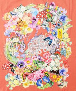 花柄スカラーちゃん 接触冷感Tシャツ-13