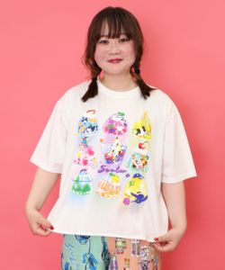 152657：アニマルゼリー柄 接触冷感Tシャツの通販-ScoLar